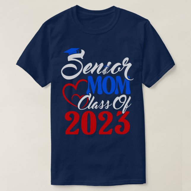 Högre Mamma 2023 Klass 2023 Student 2 T Shirt (Design framsida)