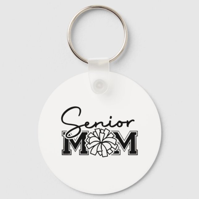 Högre Mamma Cheer Design 🎓 📣 Nyckelring (Framsida)