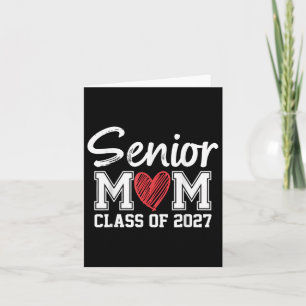 Högre Mamma CL av 2027 Studenten, stolt Mamma av G Kort