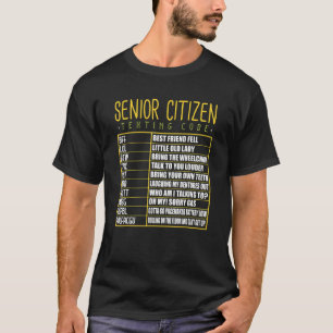 Högre medborgare Coola av textredigeringskoder far T Shirt