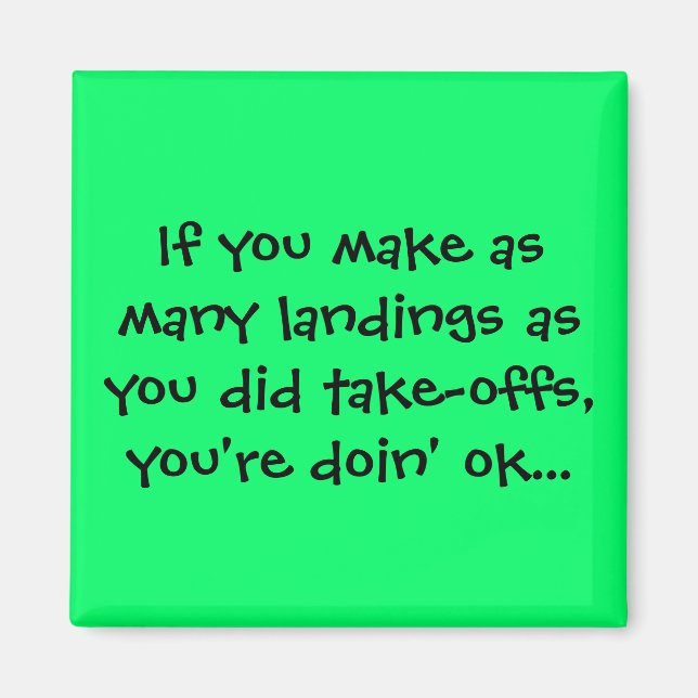 Högre medborgare - om man gör lika många landninga magnet (Framsidan)