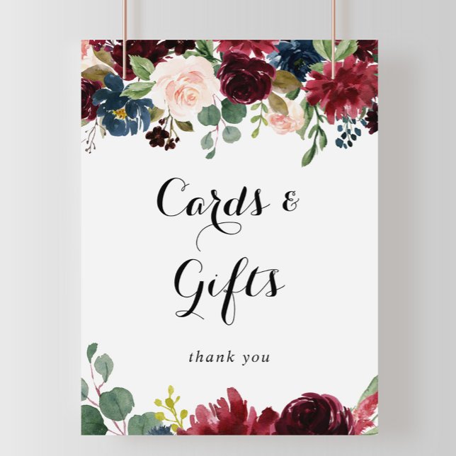 Högre rustiska calligrafkort och presentkort poster (Skapare uppladdad)