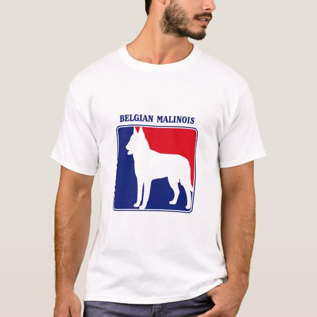Högre seriebelgareMalinois t-skjorta T-shirt (Framsida)
