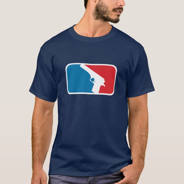 Högre seriehandeldvapen tee shirt (Framsida)