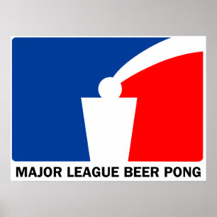 Högre serieöl Pong Poster
