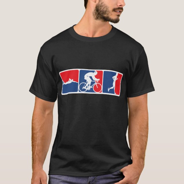 Högre serieTriathlon Tee Shirt (Framsida)