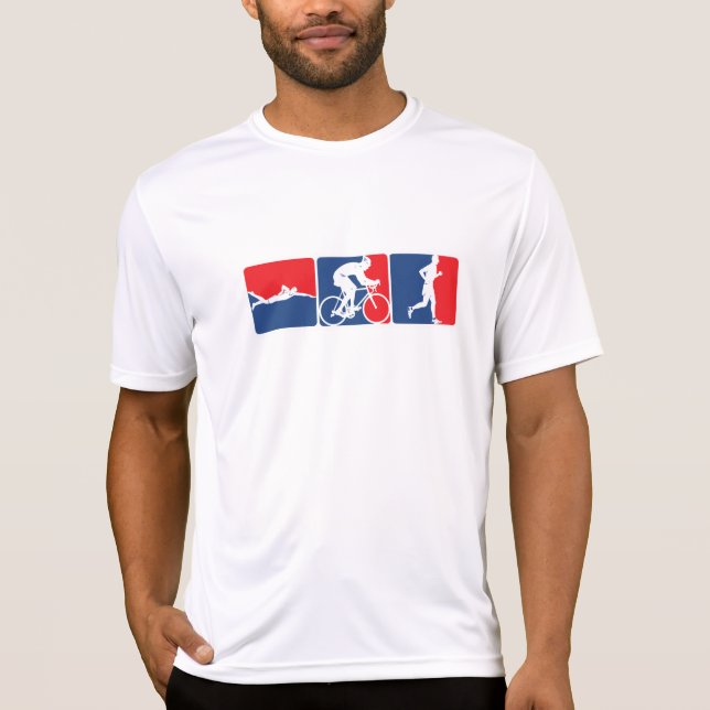 Högre serieTriathlon Tee Shirt (Framsida)