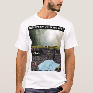 Högre strömförbrukning eller självbetjäning kommer t shirt