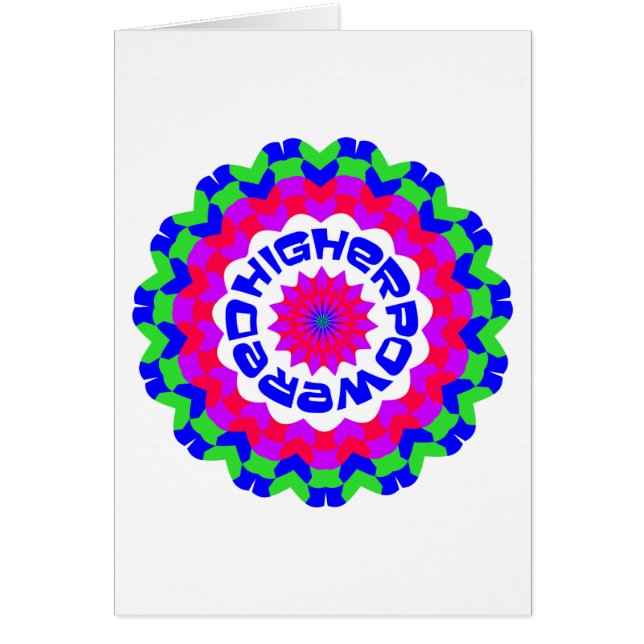 Högre strömförbrukning hälsningskort (Framsidan)