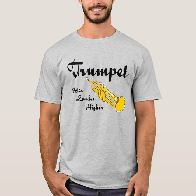 Högre trumpet t shirt (Framsida)