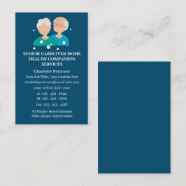 Högre vårdarmottagarens hemsjukvård visitkort