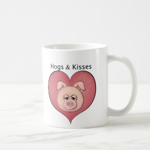 Hogs & kyssar kaffemugg
