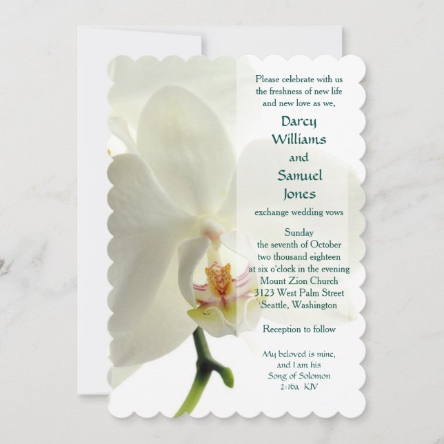 Högsången 2:16a Min älskade är min. Inbjudningar (Framsida)