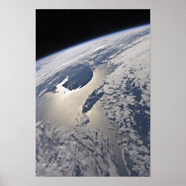 Högskalig syn på gasformiga Peninsulan Poster (Framsidan)