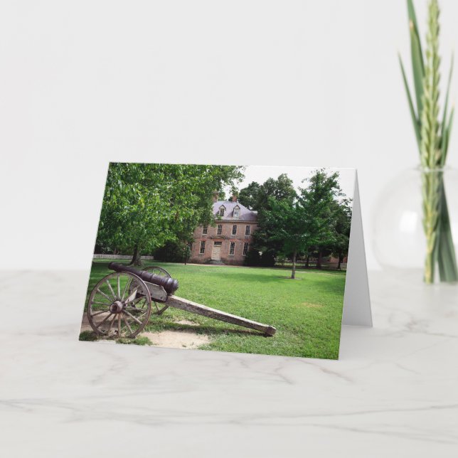 Högskola av William och Mary det tomma Kort (Framsida)