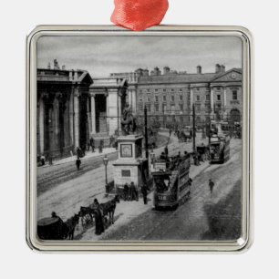 Högskolagrönt, Dublin, c.1900 Julgransprydnad Metall