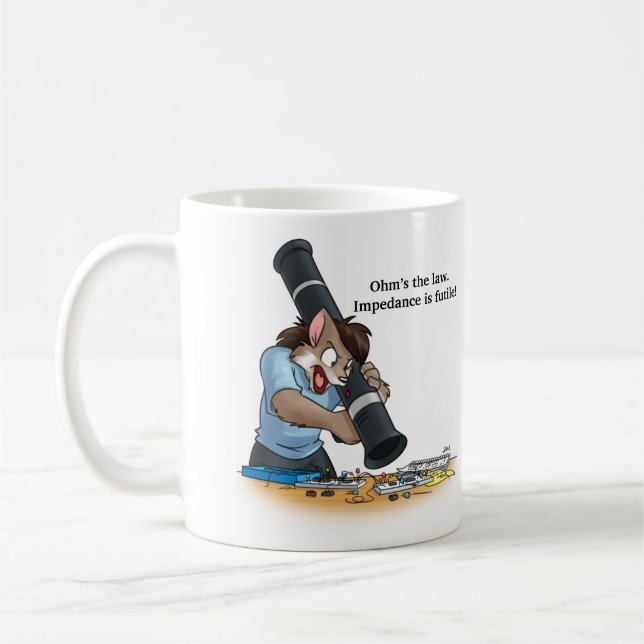 Högskolakatastrof - mugg - ohms lag (Vänster)