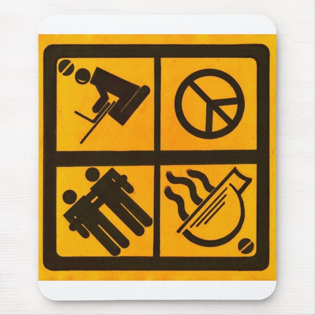 Högskolan balanserar musmatta (Framsidan)