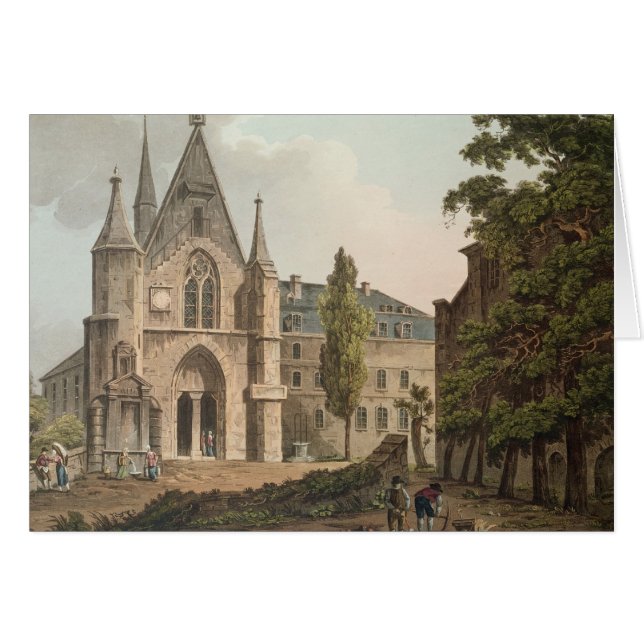 Högskolan de Navarre i Paris Hälsningskort (Framsidan Horizontal)