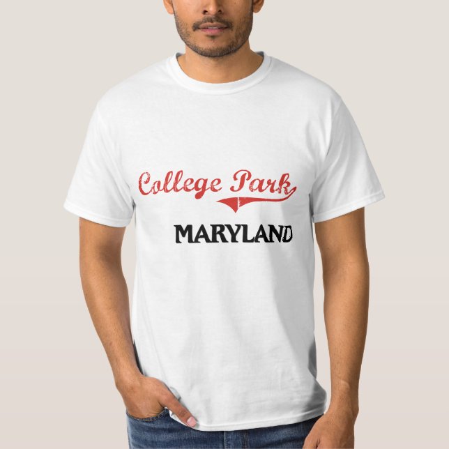 Högskolan parkerar den Maryland stadsklassikern Tee (Framsida)