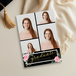 Högskoleavslutningskungörelse 4 Foto Blommig Meddelande