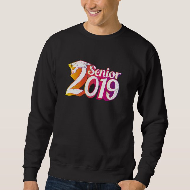 Högskoleexamen 2019 lång ärmad tröja (Framsida)