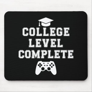 Högskoleexamen Färdig Examens Gamer Spelare Musmatta