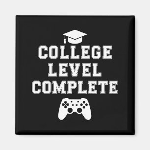 Högskoleexamen Färdig Gamer Spelande Magnet