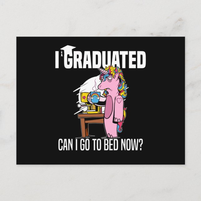 Högskoleexamen i Studenten i mitten Vykort (Framsida)