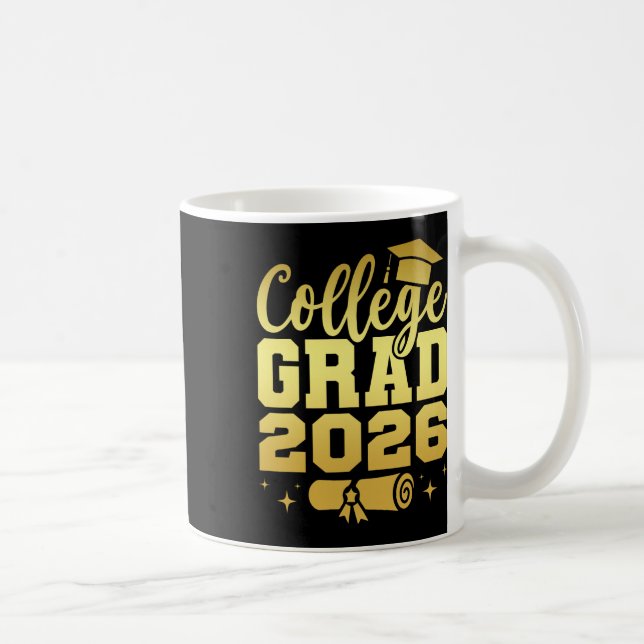 Högskoleexamen Klass 2026 Examen Utexaminerad Seni Kaffemugg (Höger)