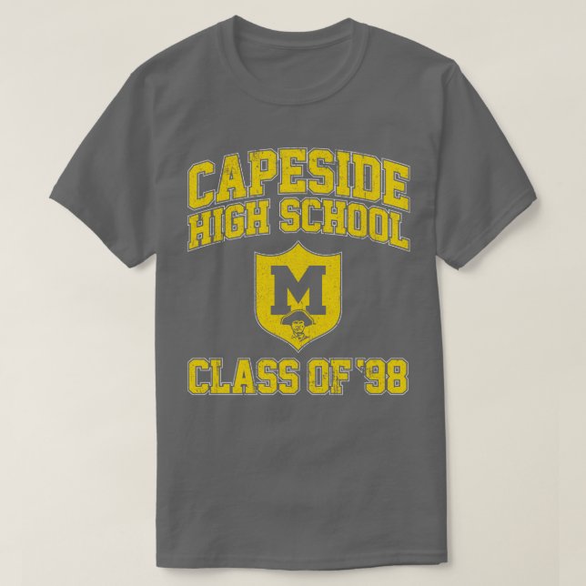 Högskoleklass i 98 Dawsons Bäck T Shirt (Design framsida)