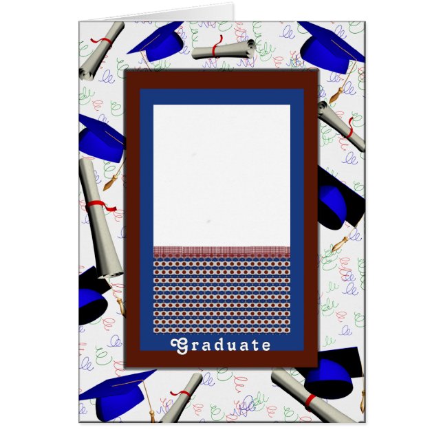 Högskolemeddelande i Studenten för Son Hälsningskort (Framsidan)