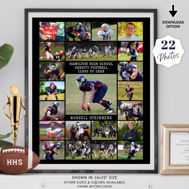 Högskolesport 22 Photo Collage Poster (Skapare uppladdad)