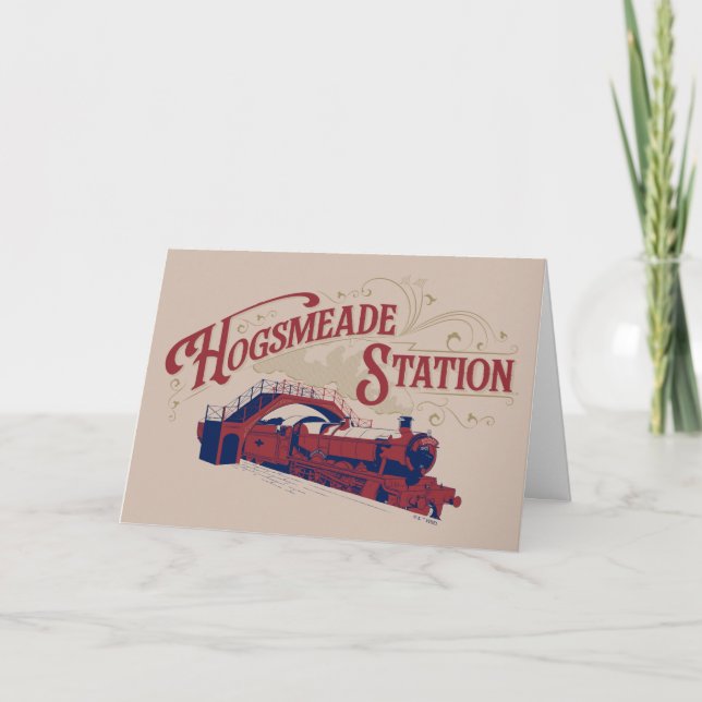 HOGSMEADE Station Vintage-grafik Kort (Framsida)