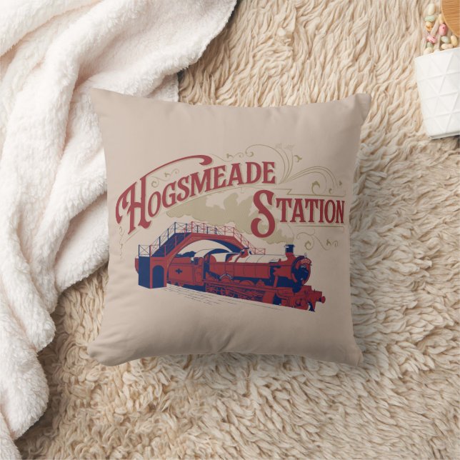 HOGSMEADE Station Vintage-grafik Kudde (Filt)