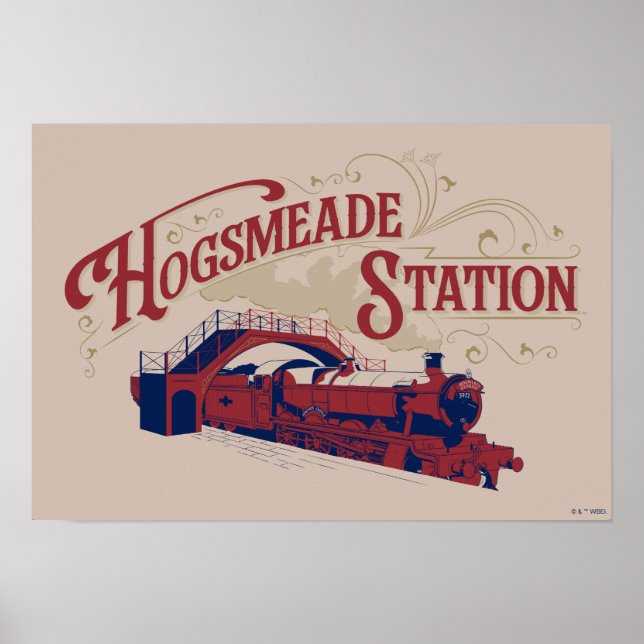 HOGSMEADE Station Vintage Graphic Poster (Framsidan)