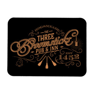 HOGSMEADE™ TRE BROOMSTICKS™-Pubb & ingång Magnet