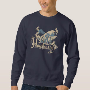 HOGSMEADE™ Vintage Bygdegrafik Lång Ärmad Tröja