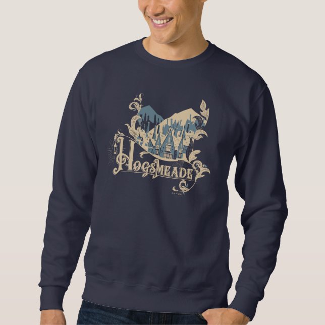 HOGSMEADE™ Vintage Bygdegrafik Lång Ärmad Tröja (Framsida)