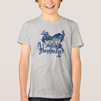 HOGSMEADE™ Vintage Bygels Grafisk Design T Shirt