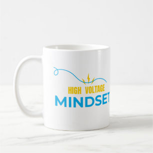 Högspänningsmentalitet Mugg-Energi Motivation Desi Kaffemugg