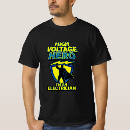 Högspänningssuperhjälte Electrician T-Shirt