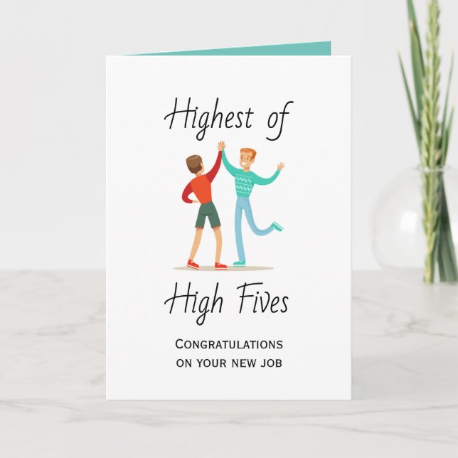 Högsta antal Grattisar med hög prioritet Nytt jobb Kort (Framsida)
