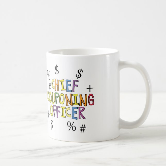 Högsta Couponing tjänsteman www.GrammarGumbo.com Kaffemugg (Höger)