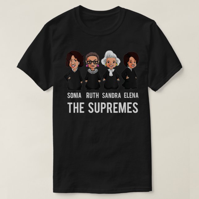Högsta domstolen i Supremes Woman RBG T Shirt (Design framsida)