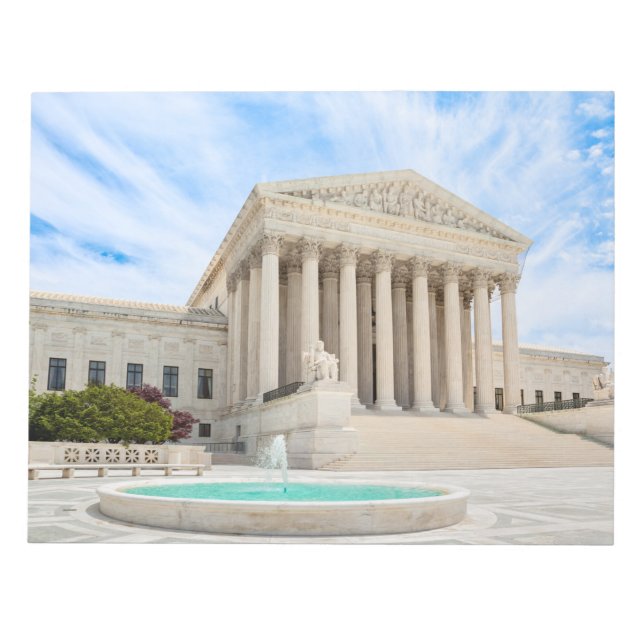 Högsta domstolen i USA Anteckningsblock (Framsida)