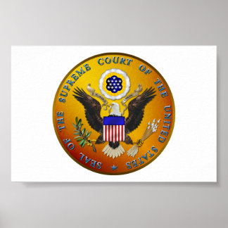 Högsta domstolen i USA Poster