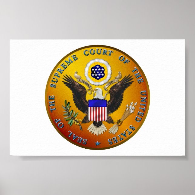 Högsta domstolen i USA Poster (Framsidan)