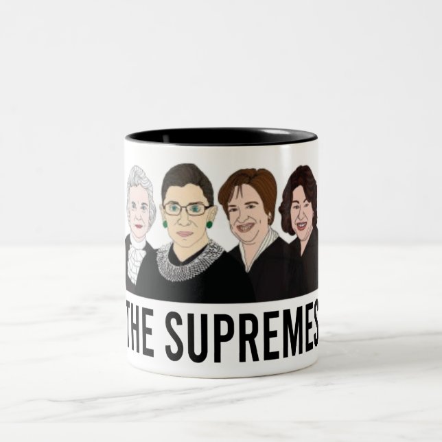 Högsta domstolen Kvinnor, Ruth Bader Ginsburg Två-Tonad Mugg (Center)