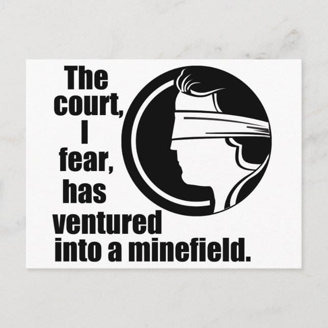 Högsta domstolen Ruth Bader Ginsburg-citat Vykort (Framsida)